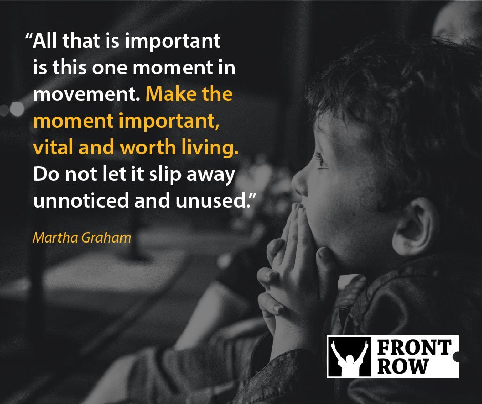 jonvroman's tweet photo. Being a #MomentMaker requires living in the #moment. When the moment passes, itโs gone. #WednesdayWisdom #FrontRowFactor https://t.co/YO2qi3iaJw