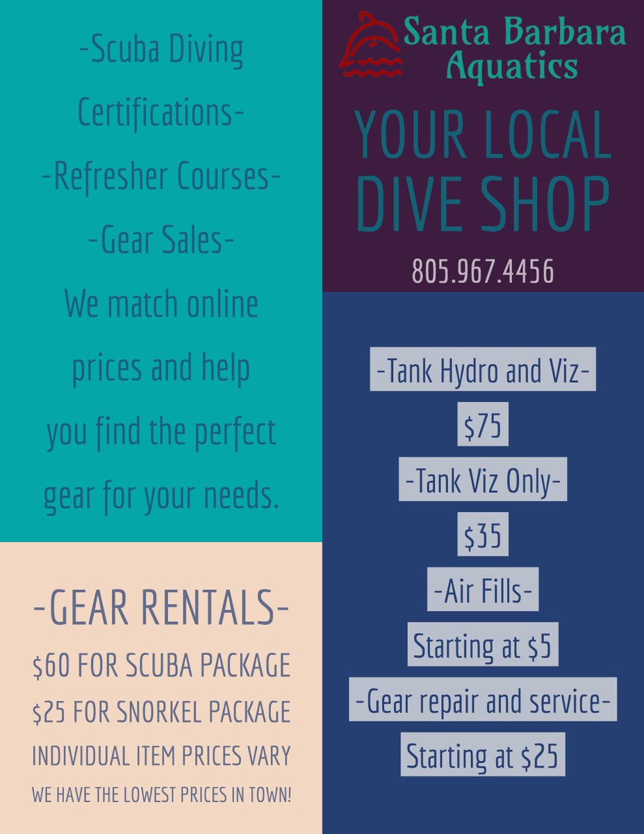 SB_Aquatics's tweet photo. Your local dive shop. #gear #scuba #tank #Lovelocal #SSI https://t.co/oeraQwTVxc