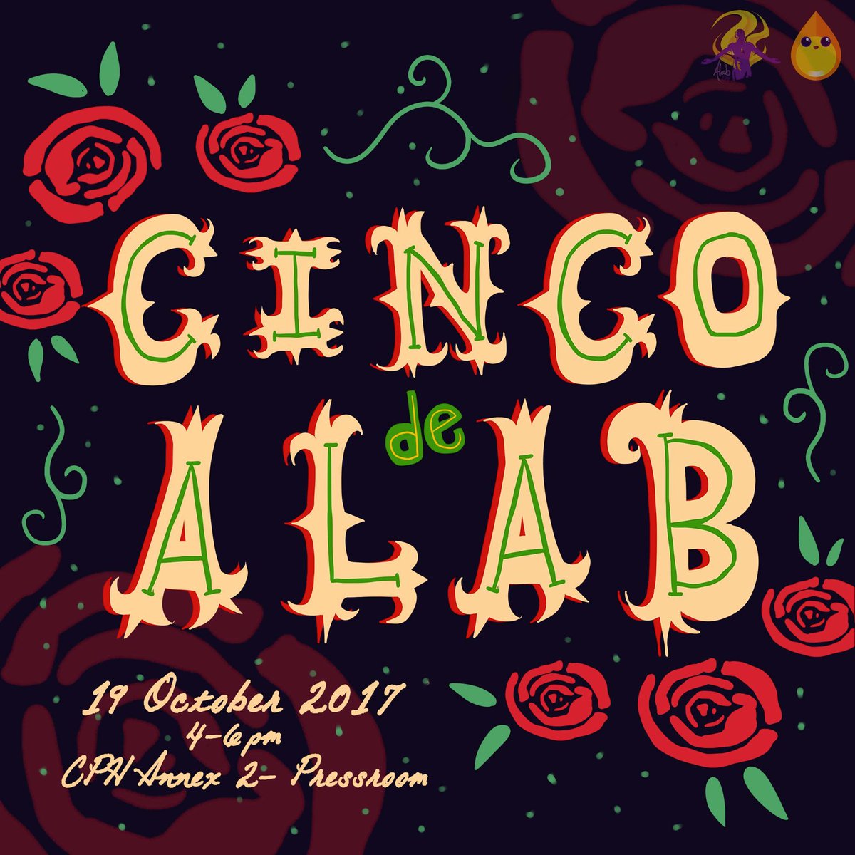 CPHALAB's tweet photo. Come and get the only cinco you could ever want. 😉 Join us in celebrating ALAB's 5th GA tomorrow, 4-6pm, at the CPH Annex II Pressroom! ☺️ https://t.co/50vYisEKiu