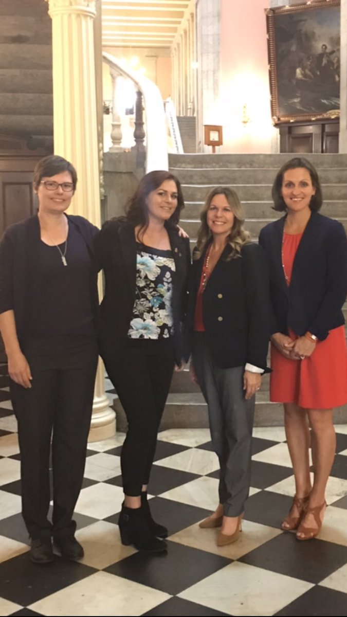 OHRepGonzales's tweet photo. Thank you Heather, Amanda, and Teresa for coming down to the Statehouse to testify on House Bill 165; will make June CMV awareness month. https://t.co/hBFv1Svgf6