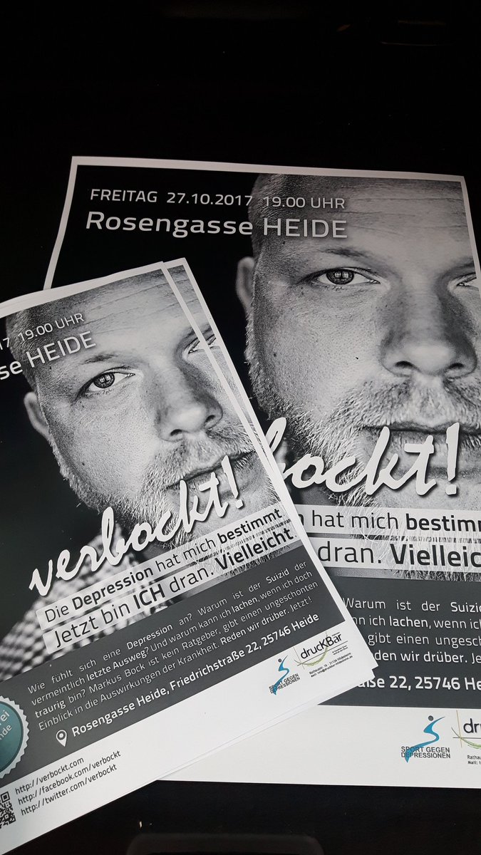 SOLI_eV's tweet photo. Diese Woche werden in Heide die ersten Plakate für die Lesung vom @verbockt verteilt und aufgehängt. https://t.co/jrgQZbSYHj
