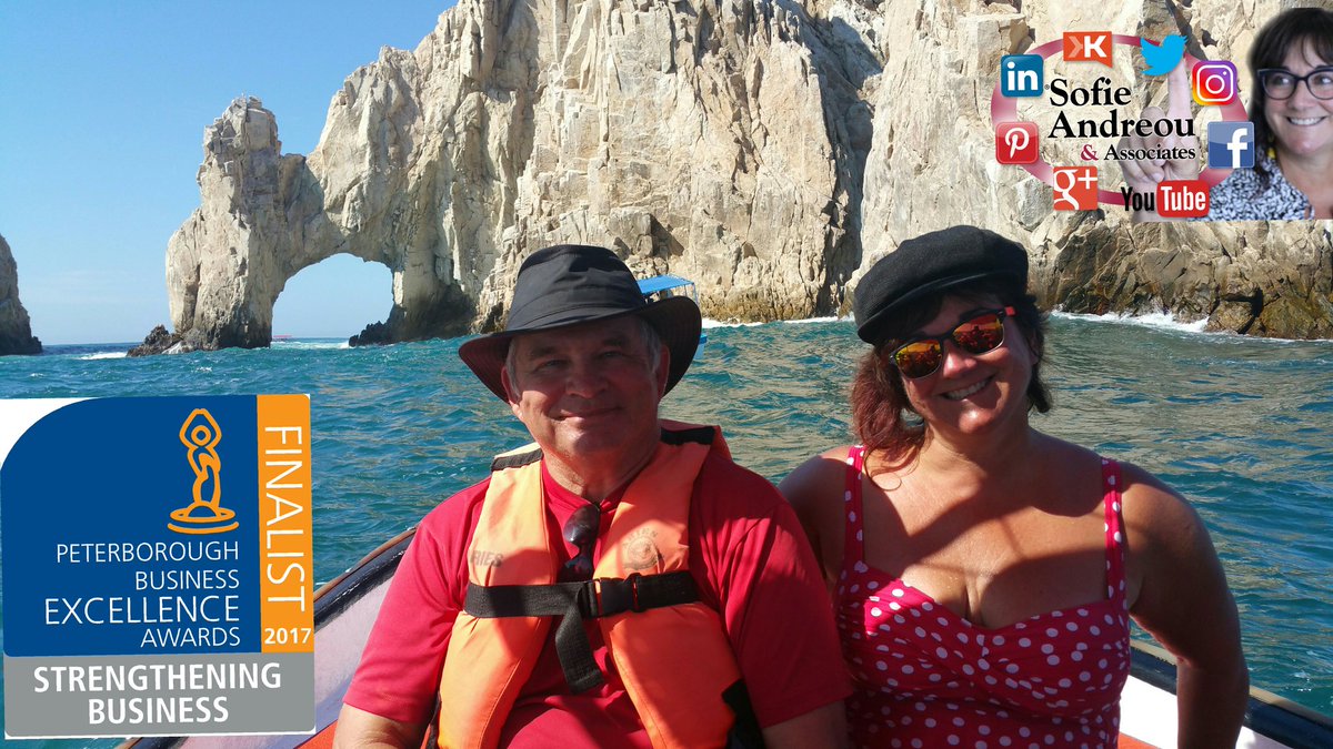 SofieAndreouAI's tweet photo. Hello from #baja! We're so proud to be #ExcellencePtbo finalists! Congrats to all the finalists, sorry we're not #ptbo today #lovelocalptbo https://t.co/OYYbcqgwek