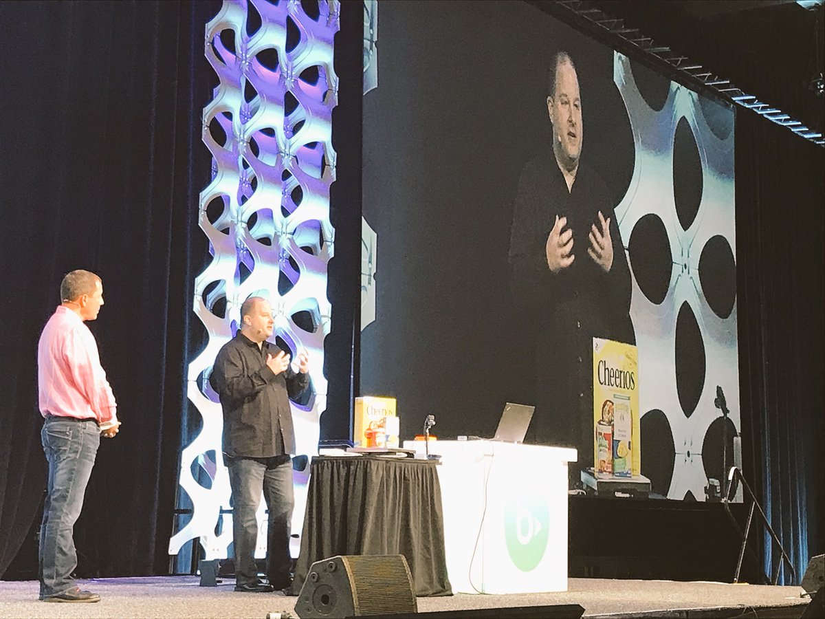 CatLaCour's tweet photo. .@BenjeLambert - Internet of things is shifting our mindset from income to outcome! #innovationforgood #bbcon https://t.co/2tlrR9G8I0