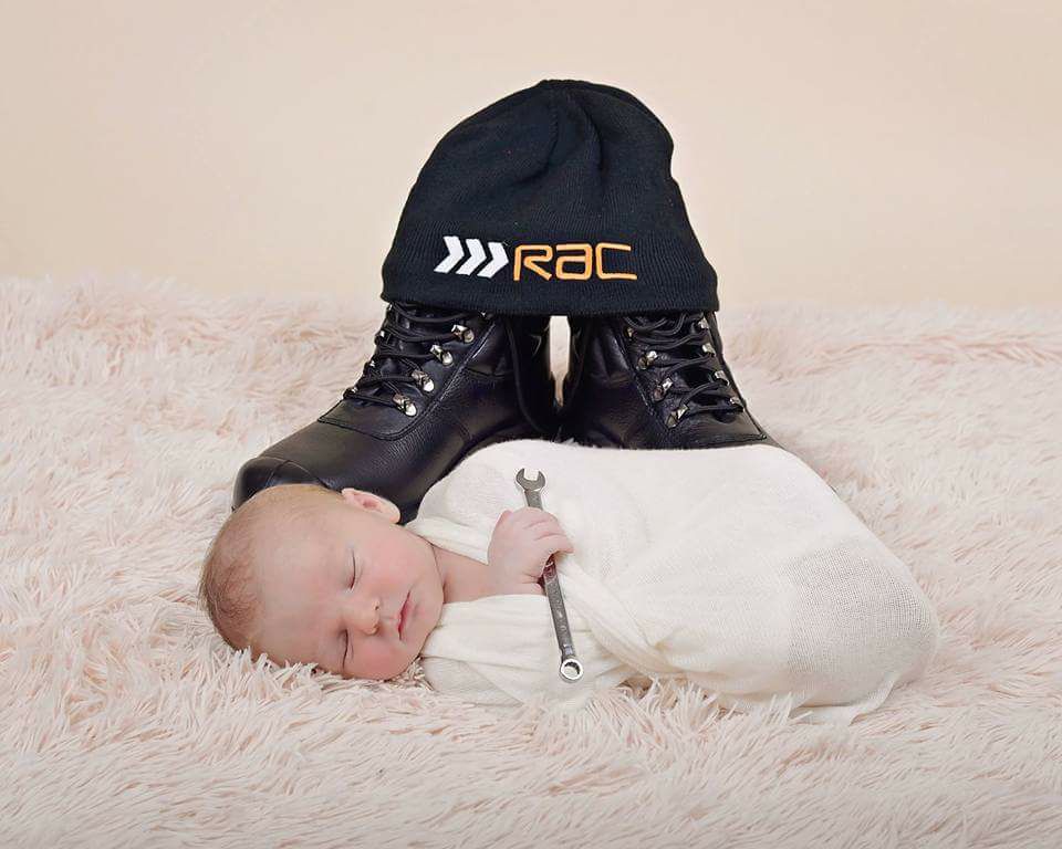TheRAC_UK's tweet photo. Isn't this mini-patrol adorable! 😍 He's the son of one of our proud patrols 💙👶🏼🔧 #TeamOrange #MiniPatrol #CutenessOverload https://t.co/ztqexa4lx4