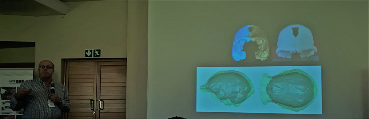 SANBI_FBIP's tweet photo. @ESI_FossilLab Dr Bernhard Zipfel giving the #NSCFSA the goods on 'investigating #fossils using new #technologies ' #3Dprinting specimens https://t.co/B4l9HE3WLj