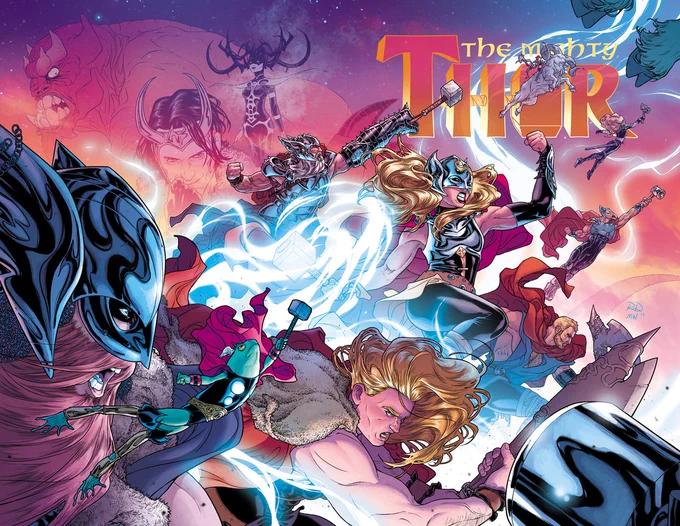 THE MIGHTY THOR #700 is out today!! Reeeaaaalllly excited for you all to see it. Preview art by @WalterSimonson (!), @COLORnMATT + me. 