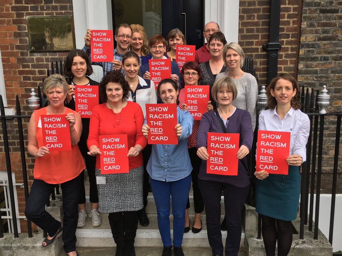 thecsp's tweet photo. We're supporting Wear Red Day this Friday, join us to Show Racism the Red Card. https://t.co/54q2on6LWV #WRD17 https://t.co/6jrezmewSA