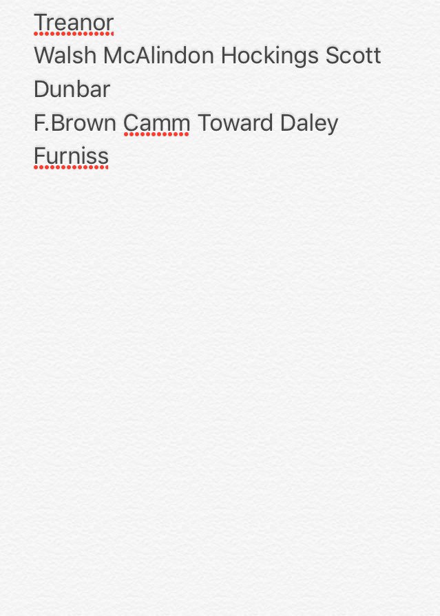 StJoes6FormAFC's tweet photo. TEAM NEWS: Here's how St.Josephs will line up for tonights game against St.Roberts. #MonTheJoes #HawayTheLads https://t.co/7duanGy4Xv