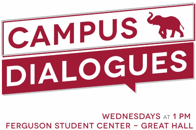 Don't forget to check out Campus Dialogues every Wednesday at 1 p.m. in the Ferg Great Hall! #OTOB