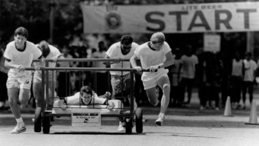 Bed Races tonight at 8pm! Come out &amp; support the teams! Here is a little throwback of FIJI killing it circa 1986 <a href="/utaexcel/">EXCEL Campus Activities</a>