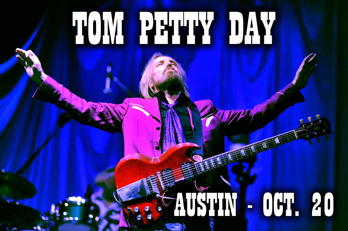 KVUE's tweet photo. City of Austin declares Oct. 20 'Tom Petty Day' https://t.co/7FJgeLZlI0 https://t.co/zUxKFxfJW5