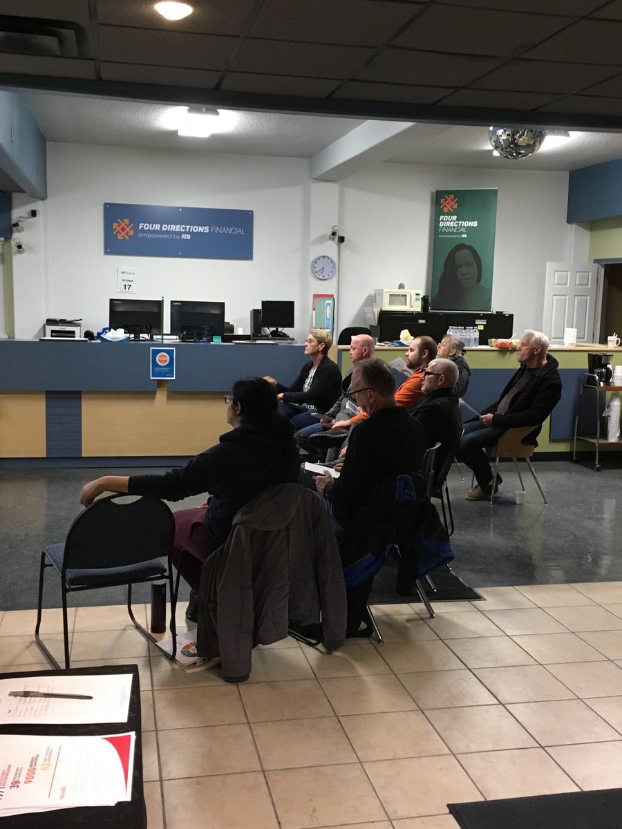 victor_tanti's tweet photo. Learned a lot about 4 Directions Financial @BoyleStreet last night! They help un(der)-banked gain access to services and take control of their financial future. #yegdt https://t.co/hUAob8zBBg