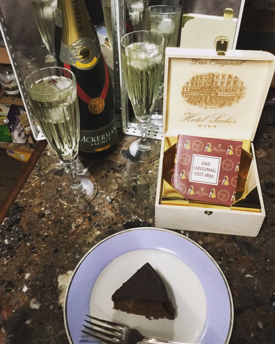 hiddenkitchenfr's tweet photo. Cake all the way from Vienna, Austria.A lovely Wedding prezzie
Ps. How posh is the wooden box which the cake comes in!
#sachercake #nightoff https://t.co/FoJOxkTZLd