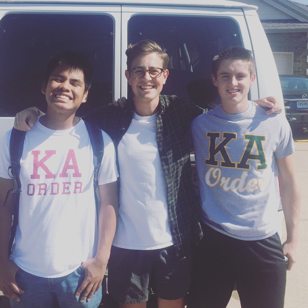 kappaalphaorder's tweet photo. The Delta Pi Chapter at Missouri Southern State sent three members to Houston over this past weekend to assist with Harvey Relief. https://t.co/jxsQq7O2LW