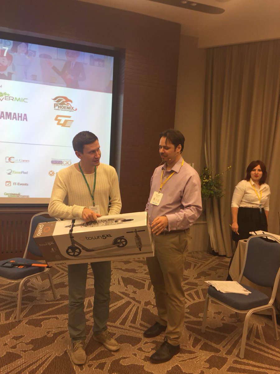 trueconf_ru's tweet image. Завершением ежегодной "Видео+Конференции" традиционно стал розыгрыш    полезных в быту вещей. Спасибо всем, кто поддержал событие!
#vcs2017