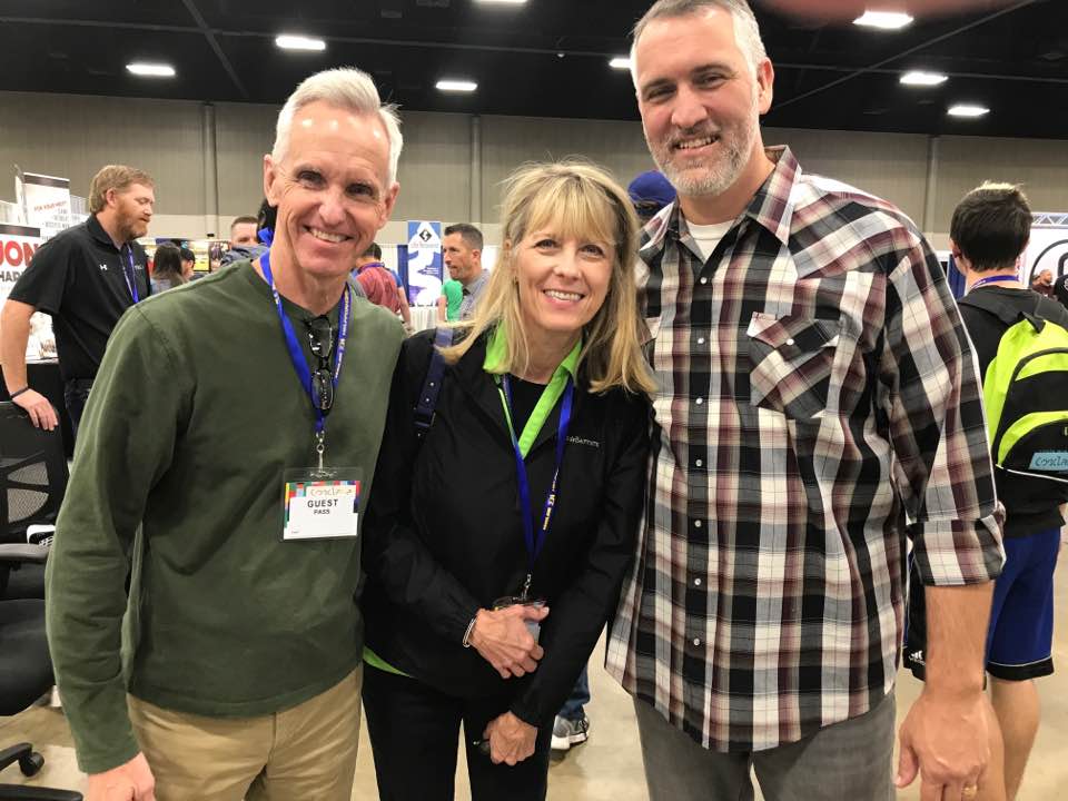 TexasBaptists's tweet photo. .@dwhardage share his #TXConclave moment: At Conclave in Arlington w/ @TXB_Youth's Jane Wilson & Leighton Flowers. Amazing event! #TXBLIfe https://t.co/xMLMnMuFwf