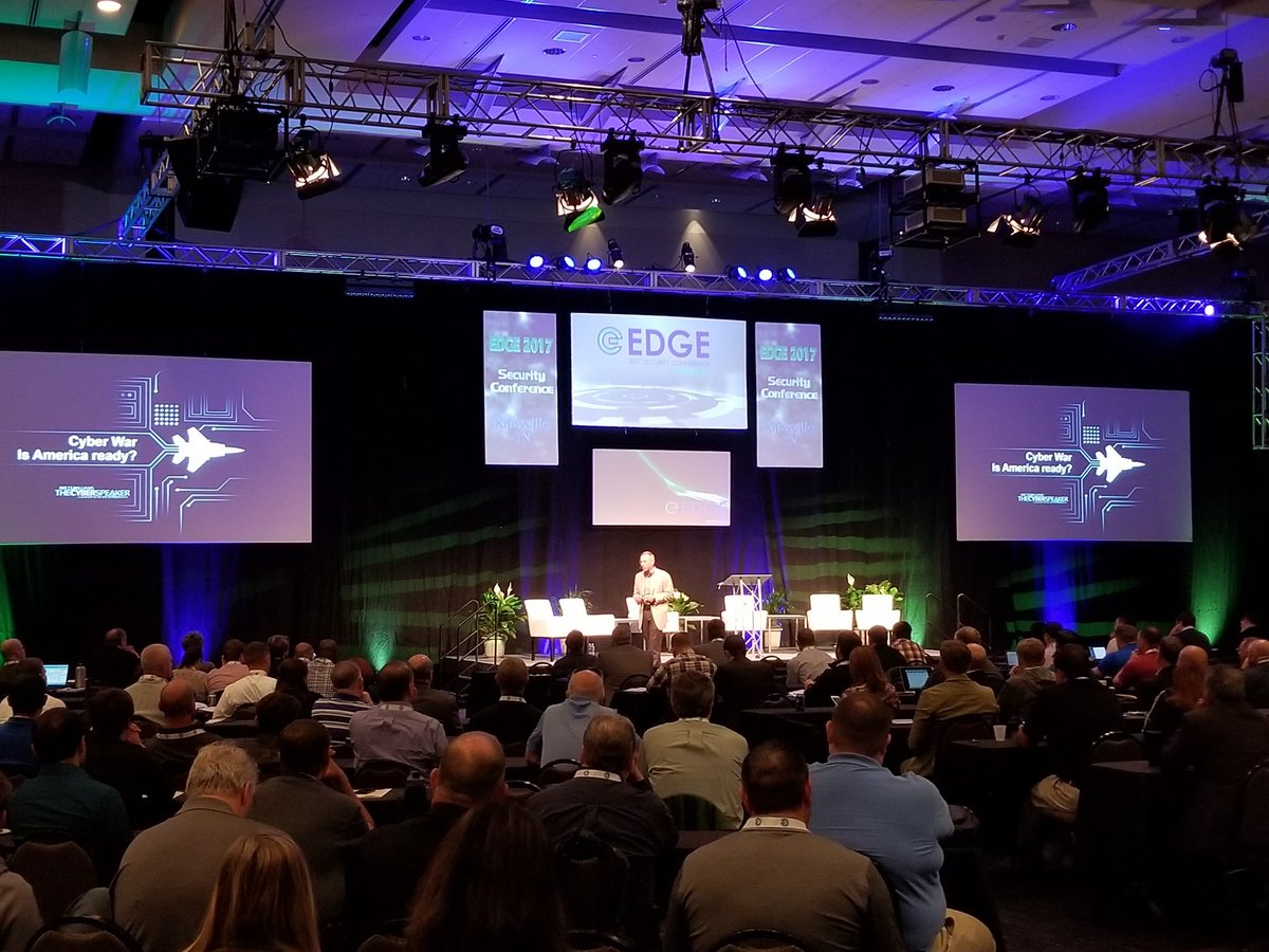 john_mcneely's tweet image. Day 2. Major General Brett Williams offering insights on nation state hacking and how we can build better defenses. #EDGE2017 #ShiftForward