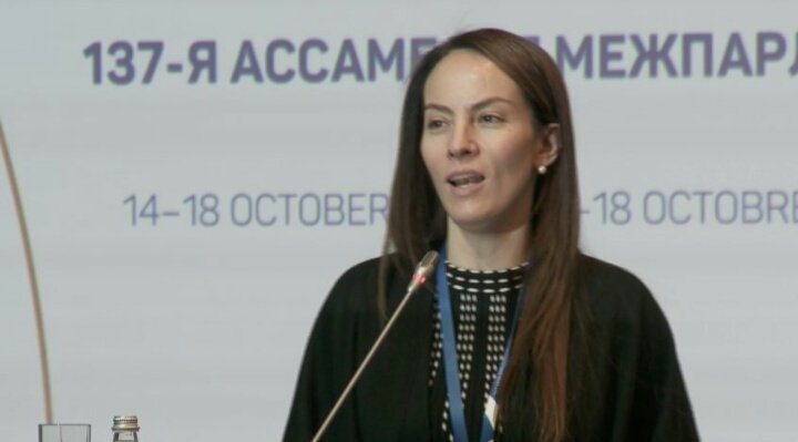 CREO_Latino's tweet photo. #18Oct | En marco de la unión interparlamentaria la senadora Mexicana @GabyCuevas es electa Presidenta de los parlamentos del mundo. #UIP137 https://t.co/EpTF6ojZuz