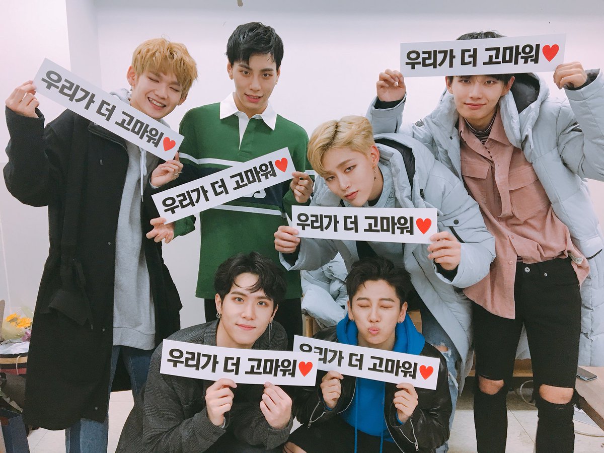 [#JBJ_TODAY] 오늘 정말 꿈을 꾼 듯 행복한 시간이었습니다! JBJ의 이름을 불러주신 팬분들께 오늘부터 JBJ가 보여드릴 FANTASY를 기대해주세요💕 우리가 더 고마워요 🍓😑😲🕺🏻😬🔥