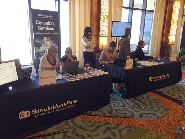 SimulationsPlus's tweet photo. Stop by booths 12 & 13 at #ACoP8 to see what we can do for YOU! https://t.co/7KH4h8te9D