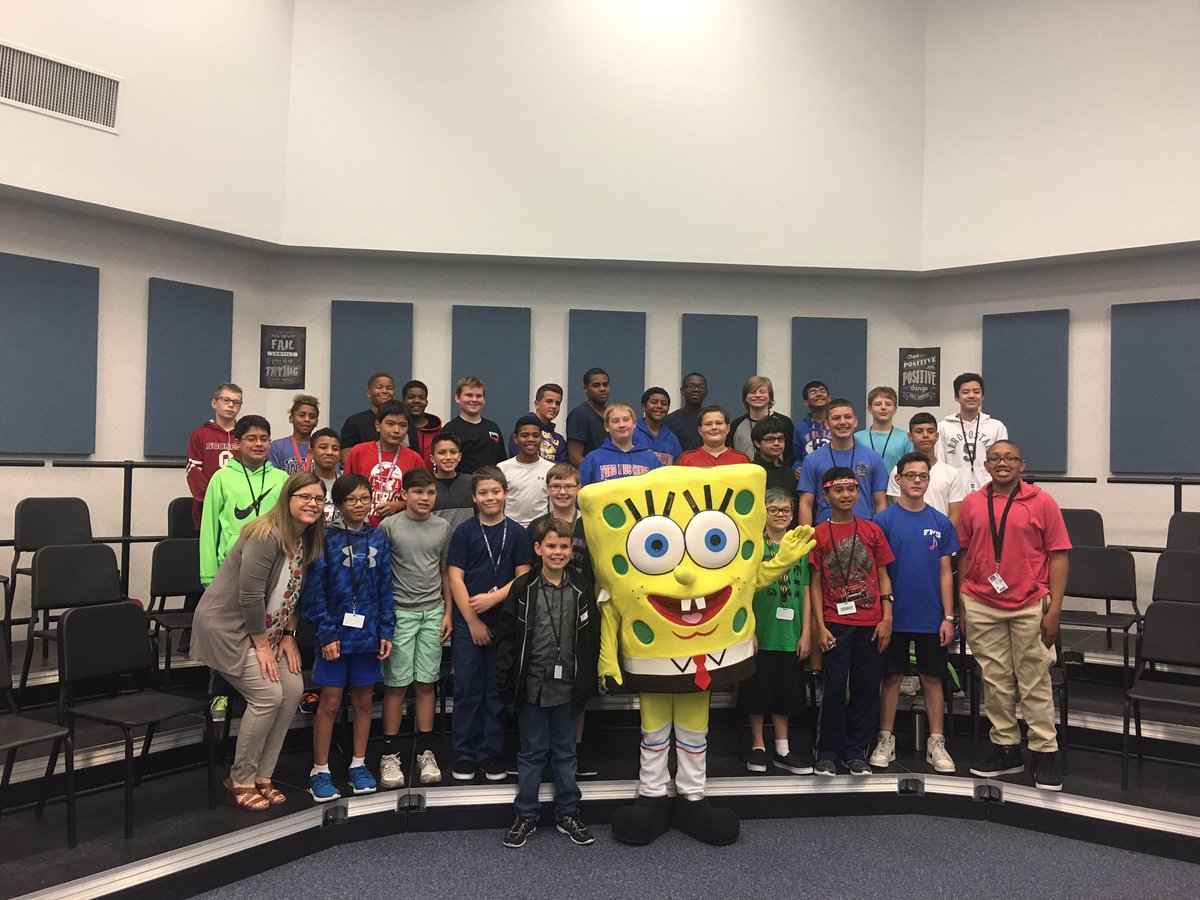 cskoder's tweet photo. Special thanks to @MakeAWish for coming to #FordMS today to surprise one of our students with a trip to @SpongeBob 's studio! #FMSLegacy https://t.co/QUWQhgwZ2x