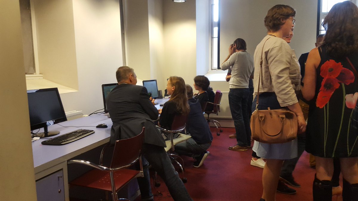 jfromijn_nl's tweet image. The newly launched #cyberpi project being shown off by the kids that helped develop it in conjunction with @xs4all, @Cybersoekadam and UvA