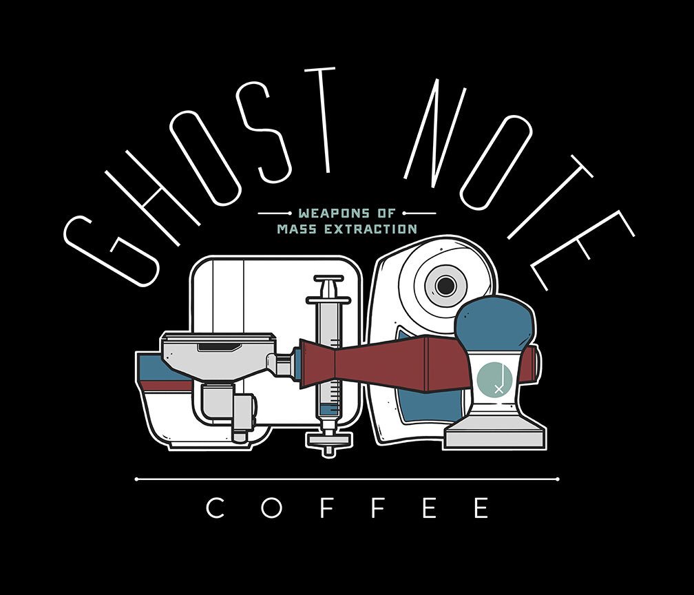 GhostNoteCoffee's tweet photo. Sweet new shirt/poster design coming soon. Very excited about this one! https://t.co/mGKvjfu1rW