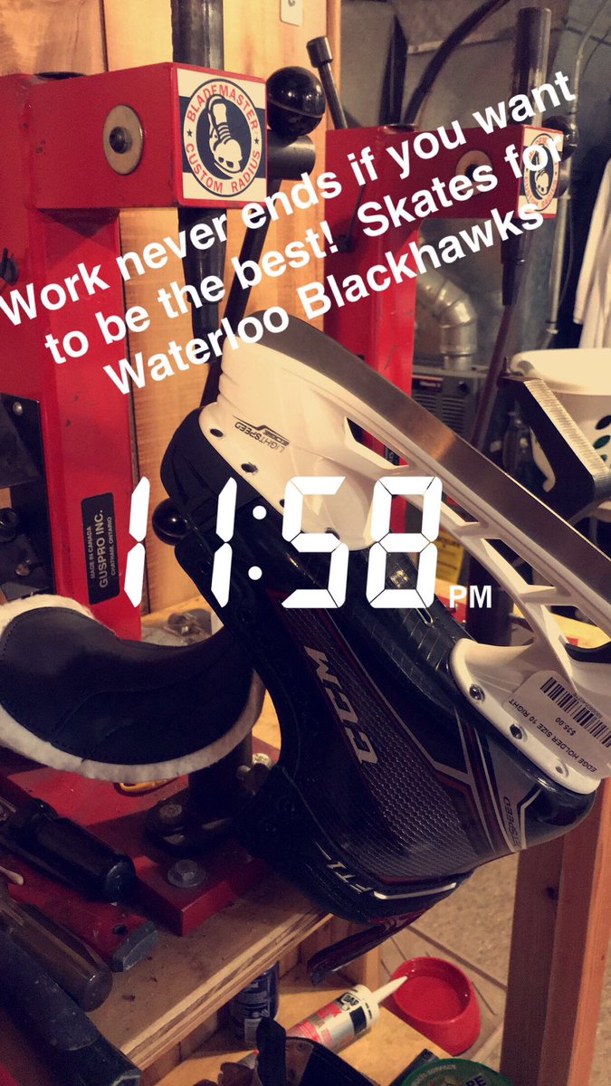 OLEmaximumedge's tweet photo. Late night work for my favorite USHL hockey team @BlckHawksHockey https://t.co/iwg6SzraS9