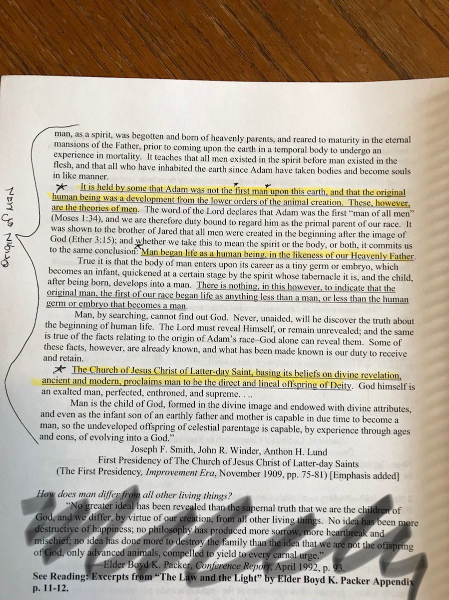 boonerobins's tweet photo. Hey guys! Of our students came across these and thought they were interesting, giving the 1909 Church perspective on human evolution. https://t.co/6kMZ4oC3UL