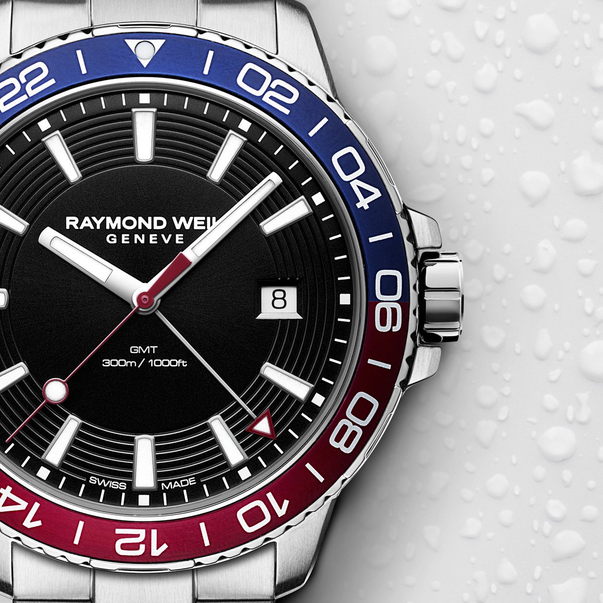 raymond weil tango 300 gmt