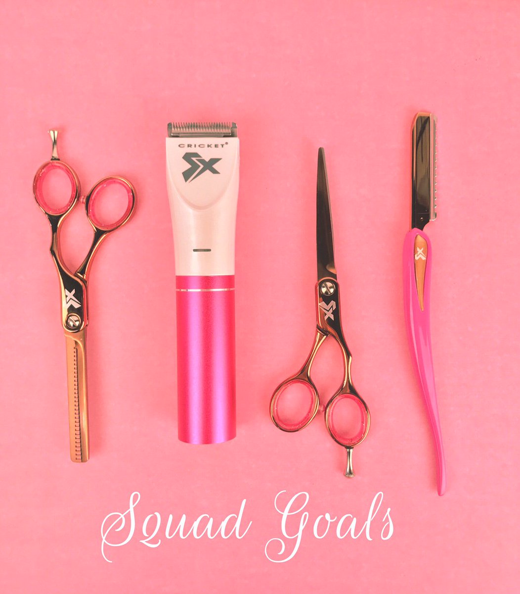 CricketTools's tweet photo. Talk about a winning line-up. #crickettools #heyrosie #shearxpressions #stylistxpression #professional #beauty https://t.co/rR9R2PIdvW
