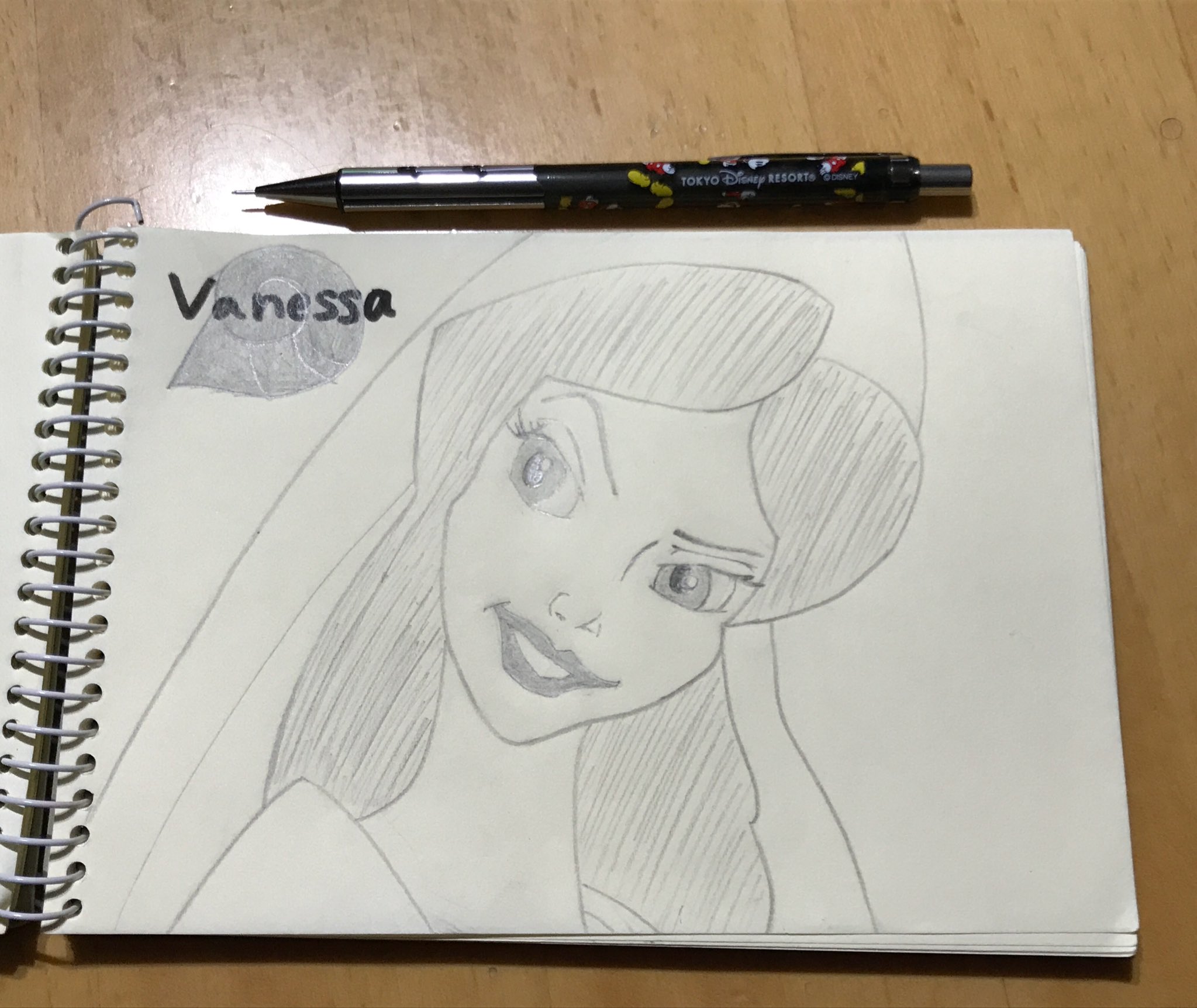 ワンダー 描いてみた15 ディズニー好きと繋がりたい ディズニーイラスト リトルマーメイド ヴァネッサ 自分の 本家の