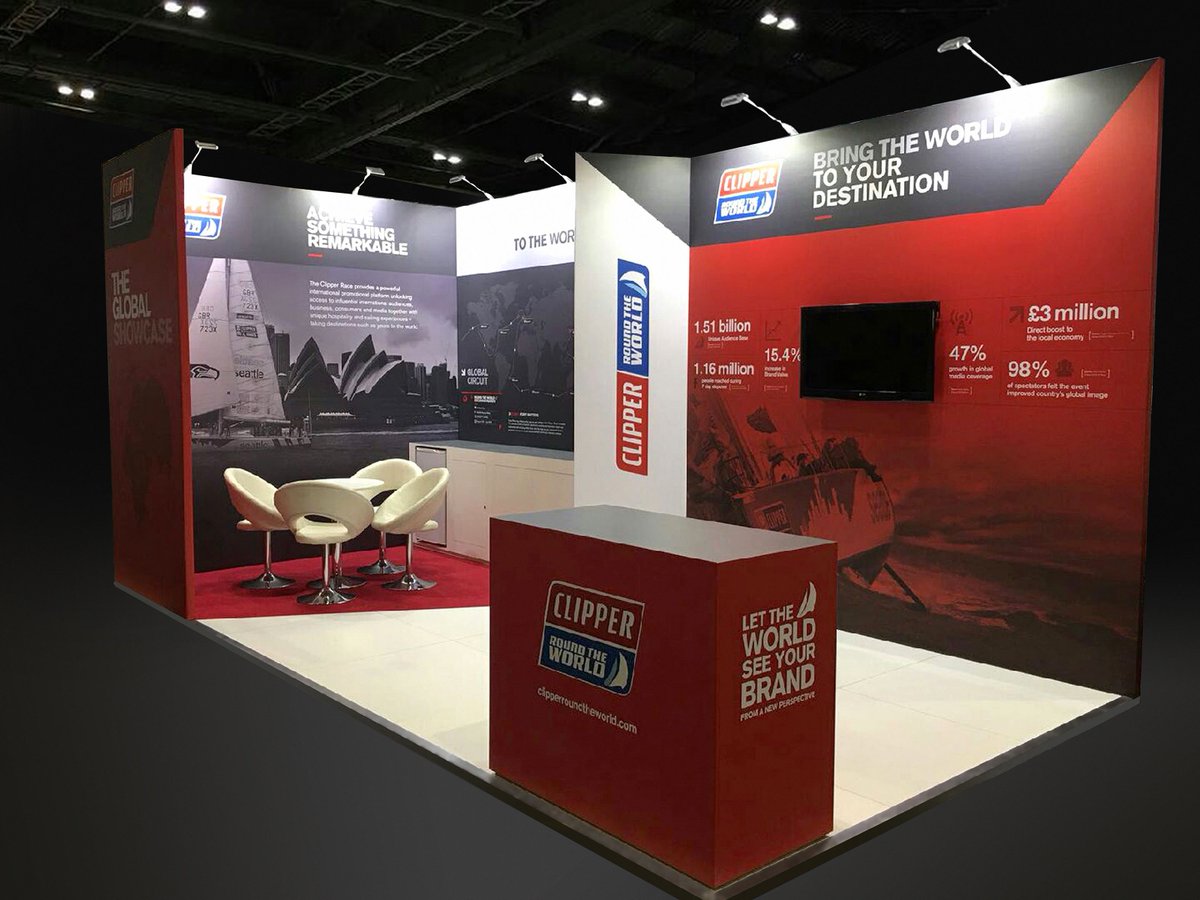 creativetorque1's tweet image. Clipper Ventures Exhibition Stand