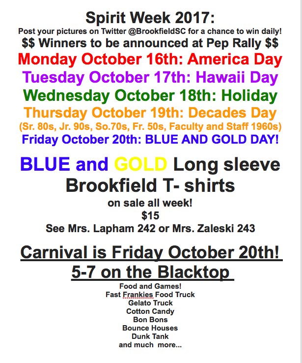 Spirit Week!