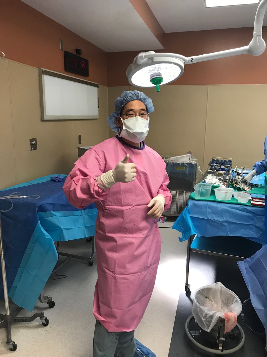 CerutiSharon's tweet photo. Dr. Chin showing his support for breast cancer awareness! Love it!! https://t.co/OzFF73byth