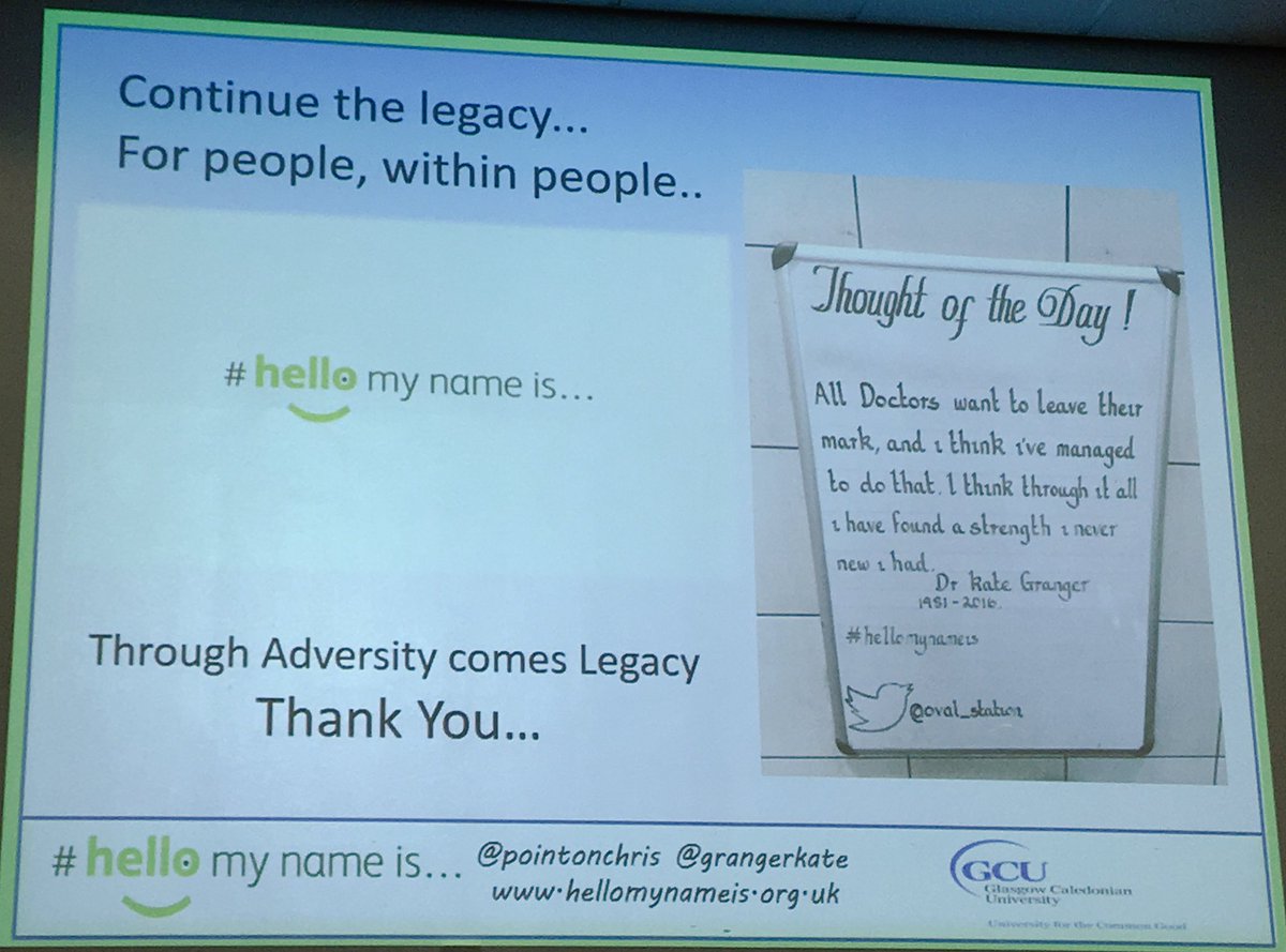 hcuthb200's tweet photo. Thank you @PointonChris &amp; @tommyNtour for an inspirational, motivational &amp; emotional afternoon👩🏼‍⚕️💕#hellomynameis #CNOscot #nursingstudent https://t.co/M0ji9BGslw