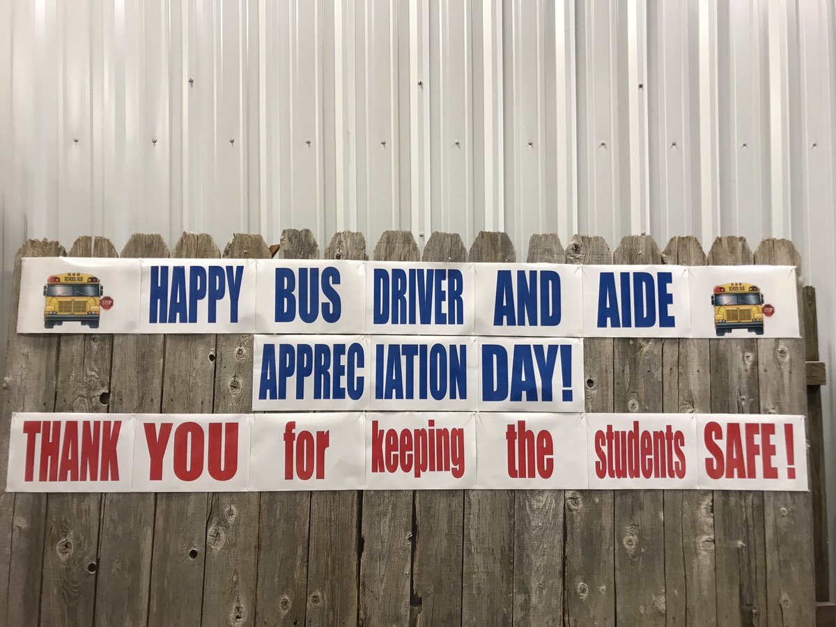 Transport253's tweet photo. Bus driver appreciation #EmporiaProud  #busdriversrock #foodservicerocks @katerdenise https://t.co/UBOQHw2fje
