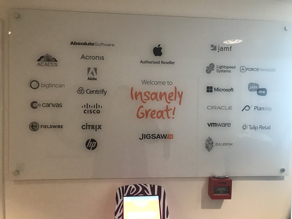 TalalBH's tweet photo. Very proud to have Jigsaw24 as our new UK partners for enterprise solutions #jigsaw24 #acacus https://t.co/br1Pscv4rB