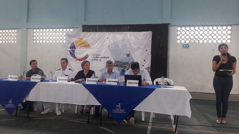 @MAEEsmeraldas participa junto a delegados de @MAEMarinaEc en reunión de  socialización del "Proyecto de la Ley de Pesca" convocada por el  <a href="/MinAcuaPescaEc/">Min.AcuaculturaPesca</a> en #Esmeraldas.