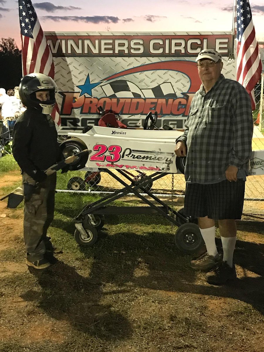 Jlayman123's tweet photo. Blaize Layman and his grandpa after securing his third Virginia Championship Series points title of the year! @PremierKarts @austin07banker https://t.co/lixOh5YcxP