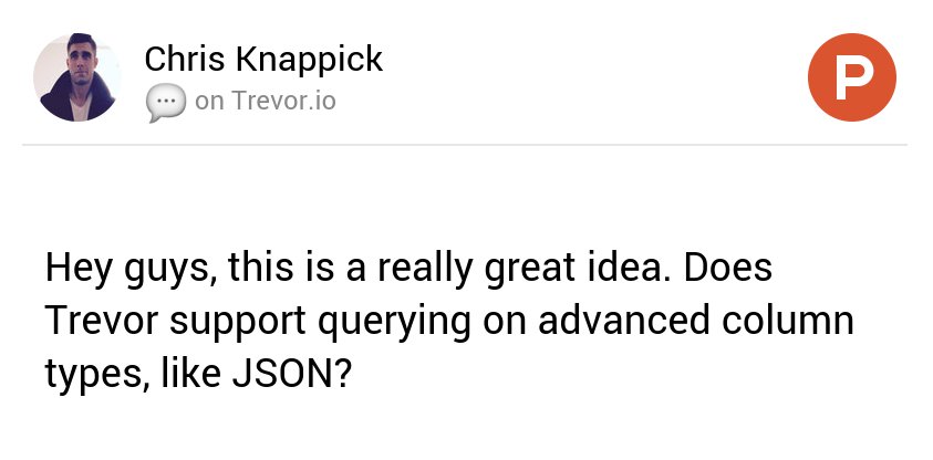 chrisknappick's tweet photo. My thoughts on Trevor.io on @ProductHunt https://t.co/Qbon4pgbgJ https://t.co/fwifKolUXR
