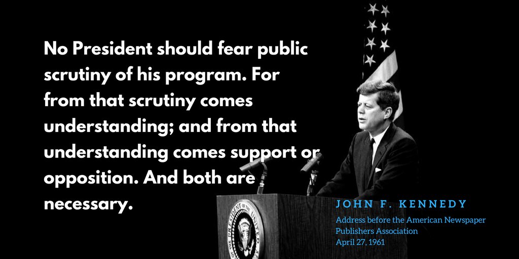 John F. Kennedy tweet media