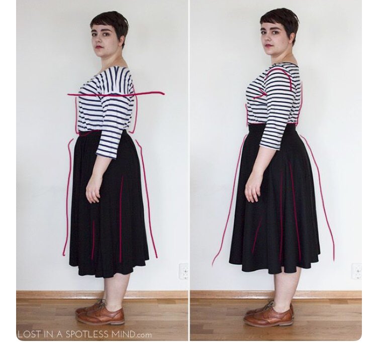 太っているからといって体のラインを隠す服を着るよりも体型や骨格に合った服を着た方が痩せて見える 柄は一緒なのにフォルムでこうも違うとは Togetter 太っているからといって体のラインを隠す服を着るよりも体型や骨格に合った服を着た方が痩せて見える 柄は一緒なのにフォルムでこうも違うとは Togetter