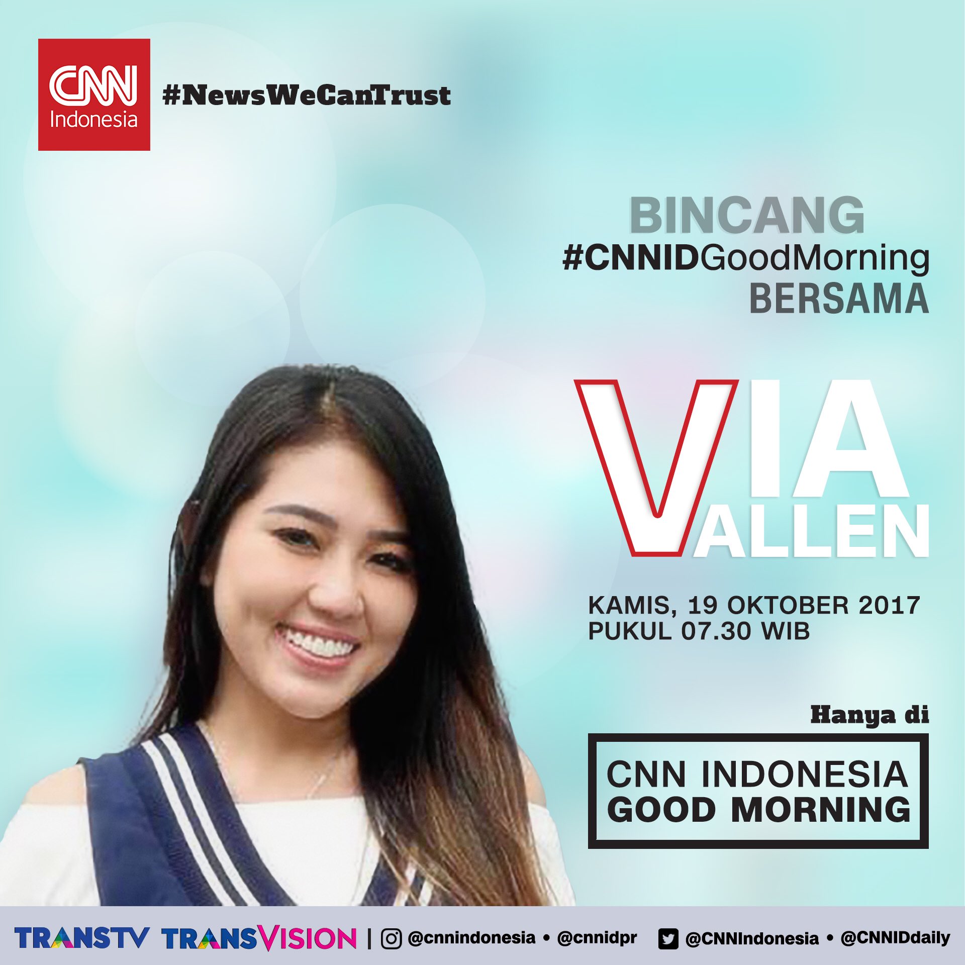 CNN Indonesia Daily on Twitter: "#CNNIDGoodMorning akan berbincang