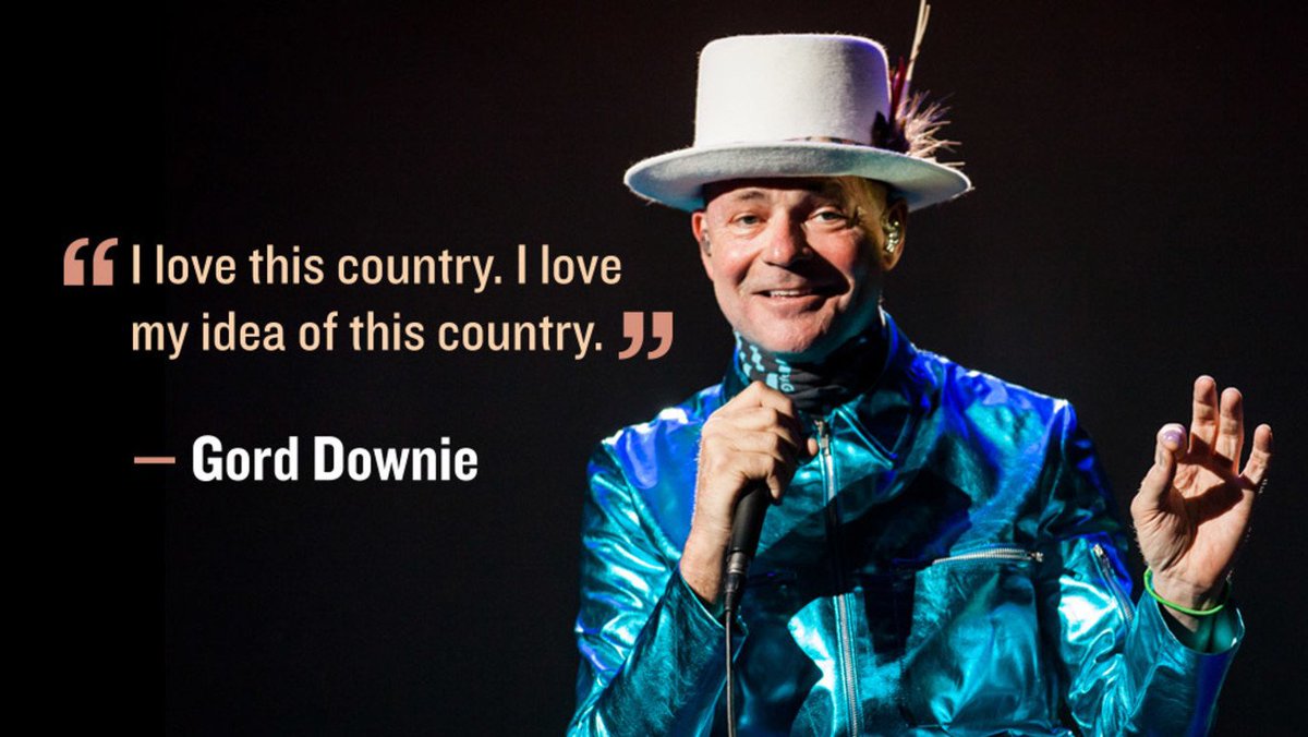 stationtoronto's tweet photo. Rest in peace, @gorddownie. Canada won't be the same without you—or because of you. Thank you for everything. 🇨🇦 #TragicallyHip #GordDownie https://t.co/E4vWQLOkH9