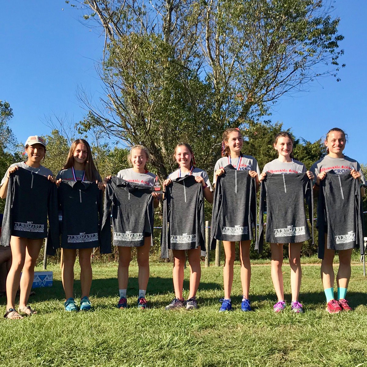 RUNNERS OF THE WEEK
The AHS Boys and Girls for sweeping the team titles at the Albemarle Invitational at Panorama last Saturday!