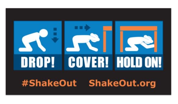 SanDiegoCounty's tweet image. 10:19 is the time you bust your moves out,
Drop! Cover! Hold On! is what it&apos;s about,
Get under your table/desk for tomorrow&apos;s @ShakeOut!