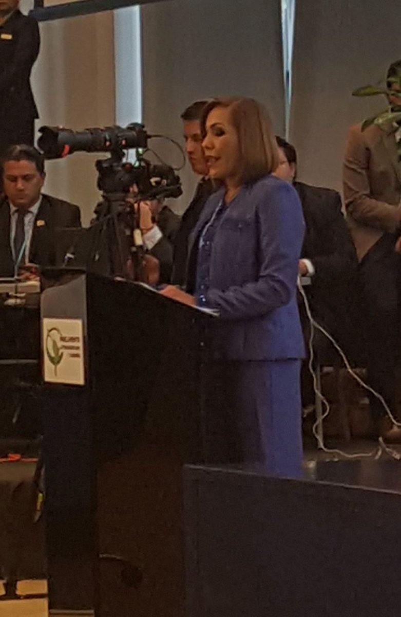Parlatino_org's tweet image. Discurso de la Pres. de la Asamblea Nac. de Panamá, Yanibel Abrego, durante la sesión diplomática de CUMIPAZ en PARLATINO