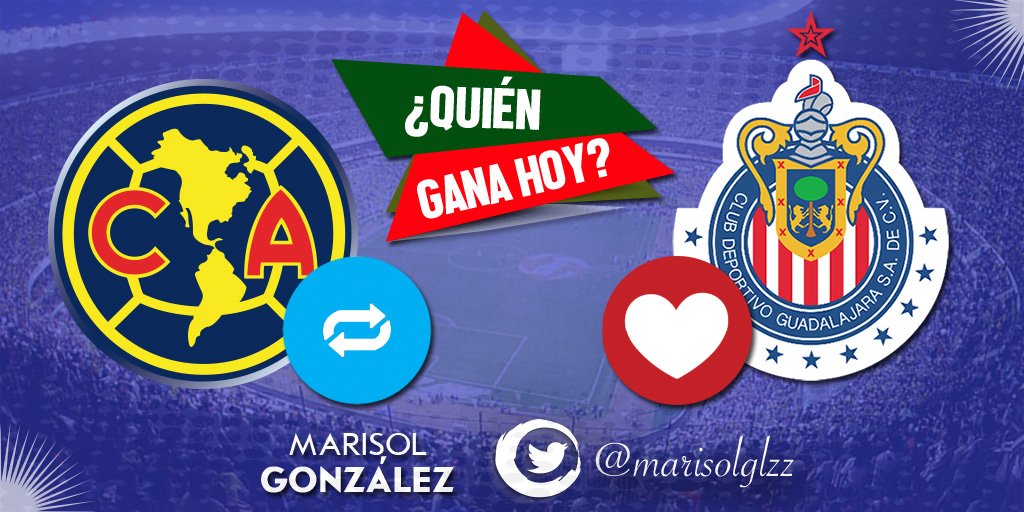 Hoy será noche de #ClásicoNacional ¿quién es su favorito?

🔄 <a href="/ClubAmerica/">Club América</a> 
❤️ <a href="/Chivas/">CHIVAS</a> 

#LigaMX ⚽️