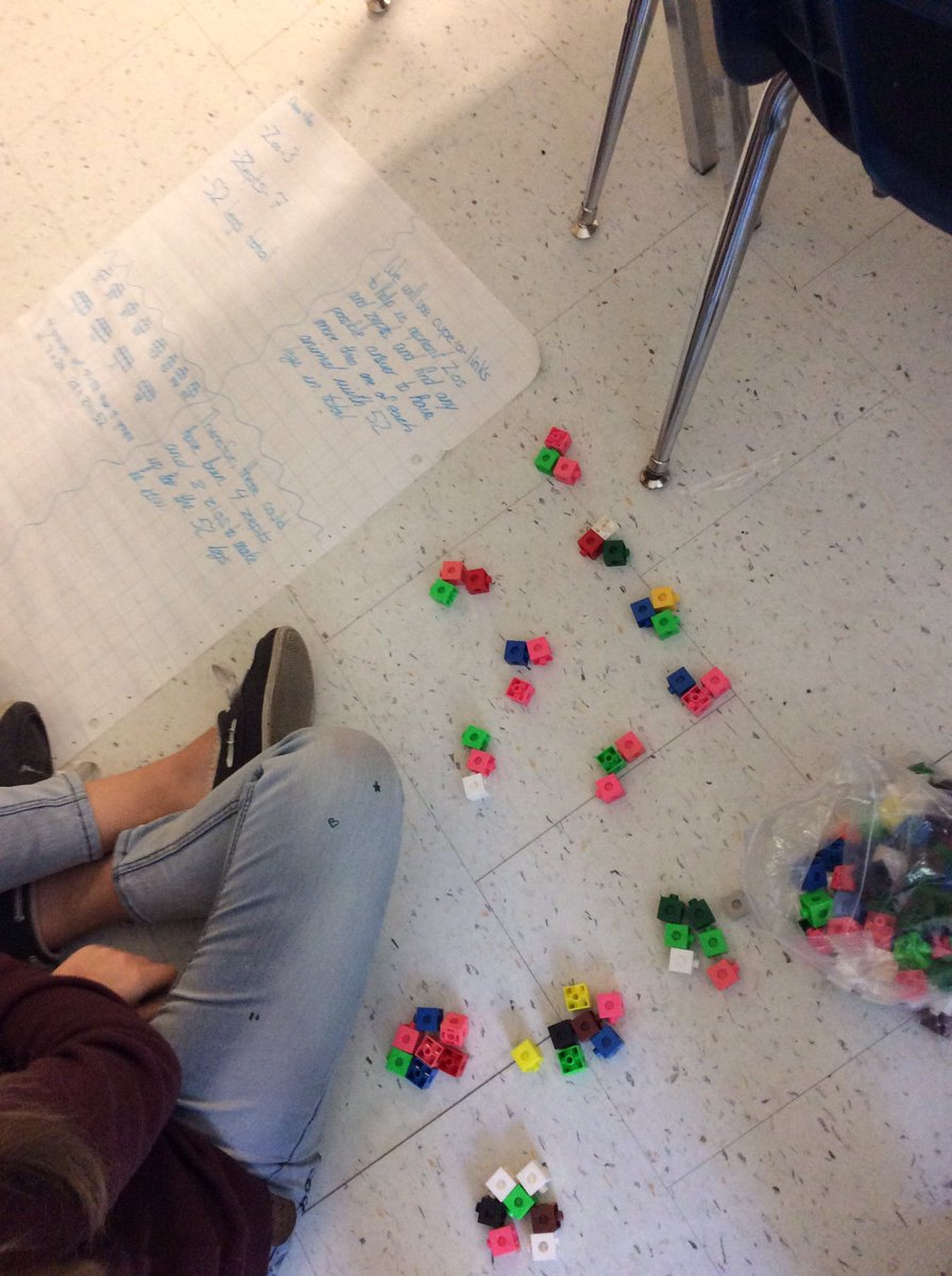 JamesKeatingES's tweet photo. Math Talk challenge using our manips! https://t.co/bjgeLsStQF